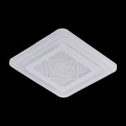 Lustre LED Ambre, 30W, Blanc, Acrylique, 4000K