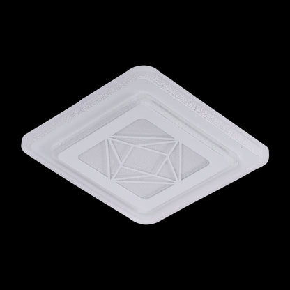 Lustre LED Ambre, 30W, Blanc, Acrylique, 4000K