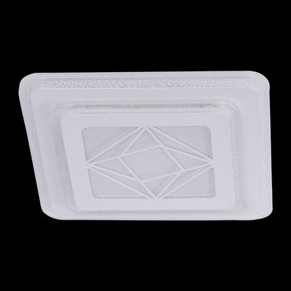 Lustre LED Ambre, 30W, Blanc, Acrylique, 4000K