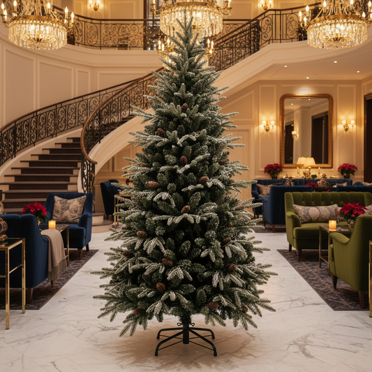 Sapin de Noël artificiel QAANAAQ, 180 cm, 808 pointes, vert