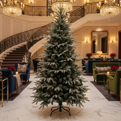 Sapin de Noël artificiel QAANAAQ, 180 cm, 808 pointes, vert