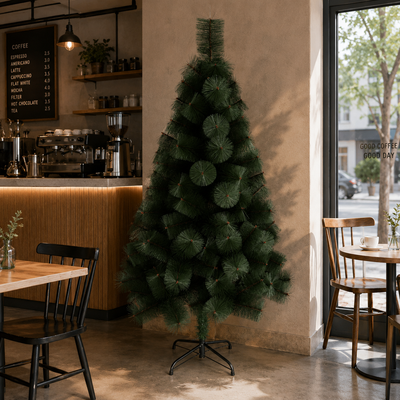 Sapin artificiel MANIITSOQ, 210 cm, 280 pointes, support métallique, vert
