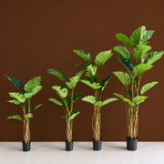 Decorațiune Monstera Deliciosa, Plastic, 160 cm, Verde