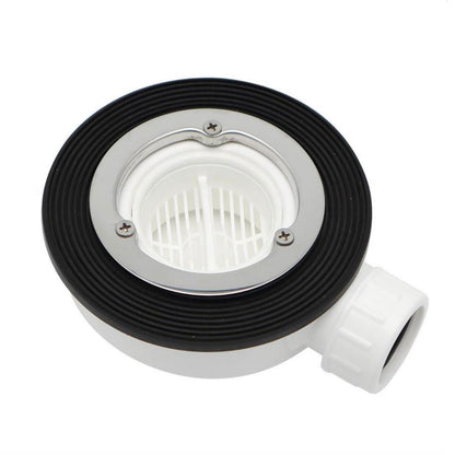 Receveur de douche carré 90x90 cm, slim 3 cm, blanc brillant