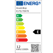 Miroir LED rond, 70 cm, VIVO Touch, système anti-buée, intensité variable