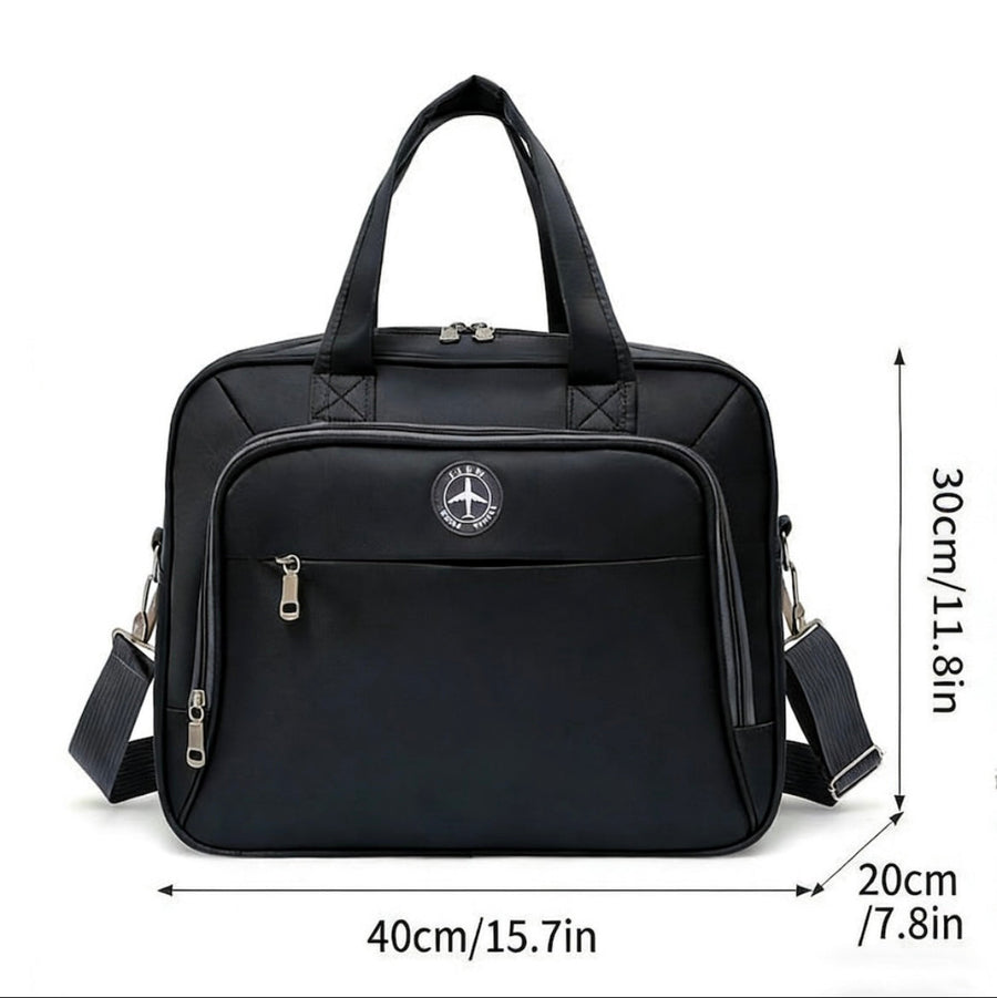 Sacoche professionnelle pour ordinateur portable ASTANA, 40x20x30cm, Oxford, Noir