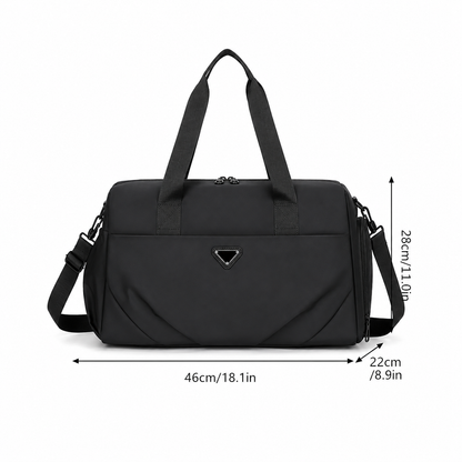 SHYMKENT Sac de voyage, 46x22x28cm, Oxford, noir