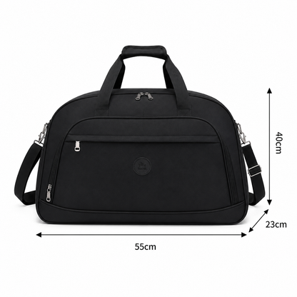 ATYRAU Sac de voyage, 50x23x40 cm, Oxford, Noir