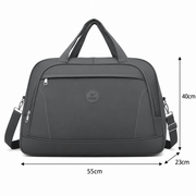ATYRAU Sac de voyage, 50x23x40 cm, Oxford, Gris