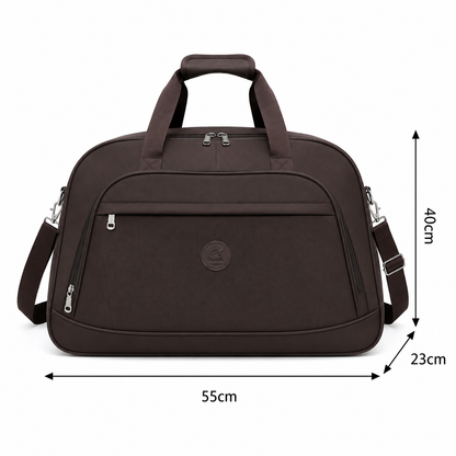 ATYRAU Sac de Voyage, 50x23x40 cm, Oxford, Marron