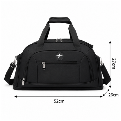 KARAGANDA Sac de Voyage, 54x26x27 cm, Oxford, Noir