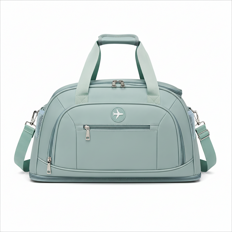 KARAGANDA Sac de Voyage, 54x26x27 cm, Oxford, Bleu Clair