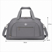 KARAGANDA Sac de Voyage, 54x26x27 cm, Oxford, Gris