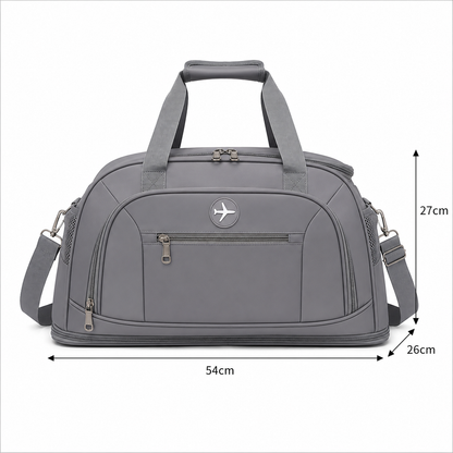KARAGANDA Sac de Voyage, 54x26x27 cm, Oxford, Gris