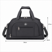 KARAGANDA Sac de voyage, 54x26x27 cm, Oxford, gris foncé