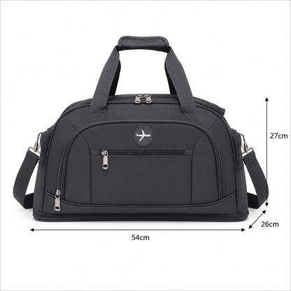 KARAGANDA Sac de voyage, 54x26x27 cm, Oxford, gris foncé
