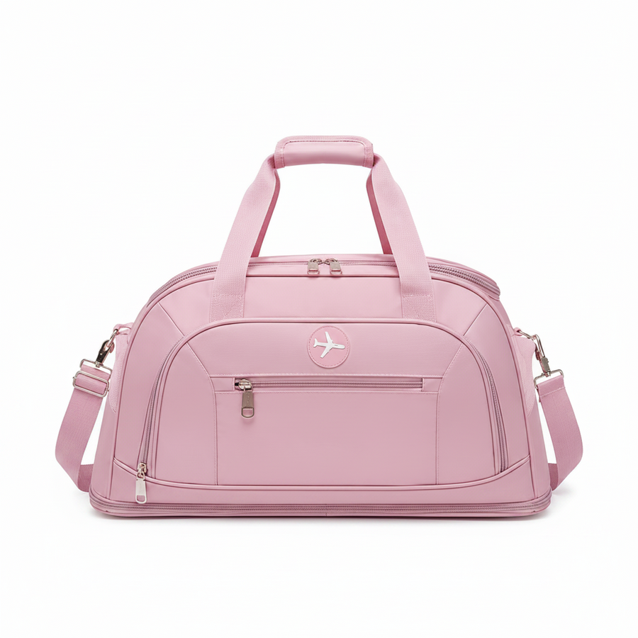 KARAGANDA Sac de Voyage, 54x26x27 cm, Oxford, Rose