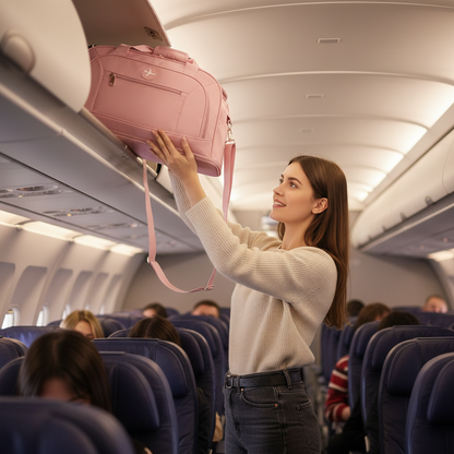 KARAGANDA Sac de Voyage, 54x26x27 cm, Oxford, Rose