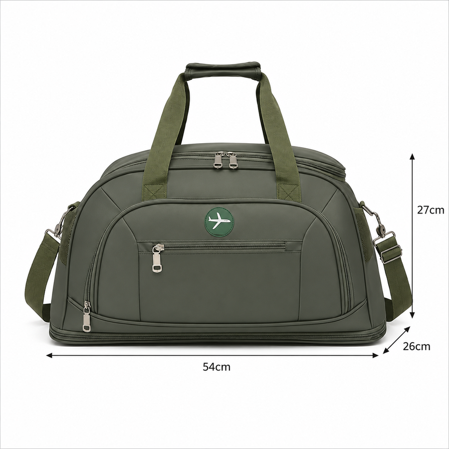 KARAGANDA Sac de Voyage, 54x26x27 cm, Oxford, Vert