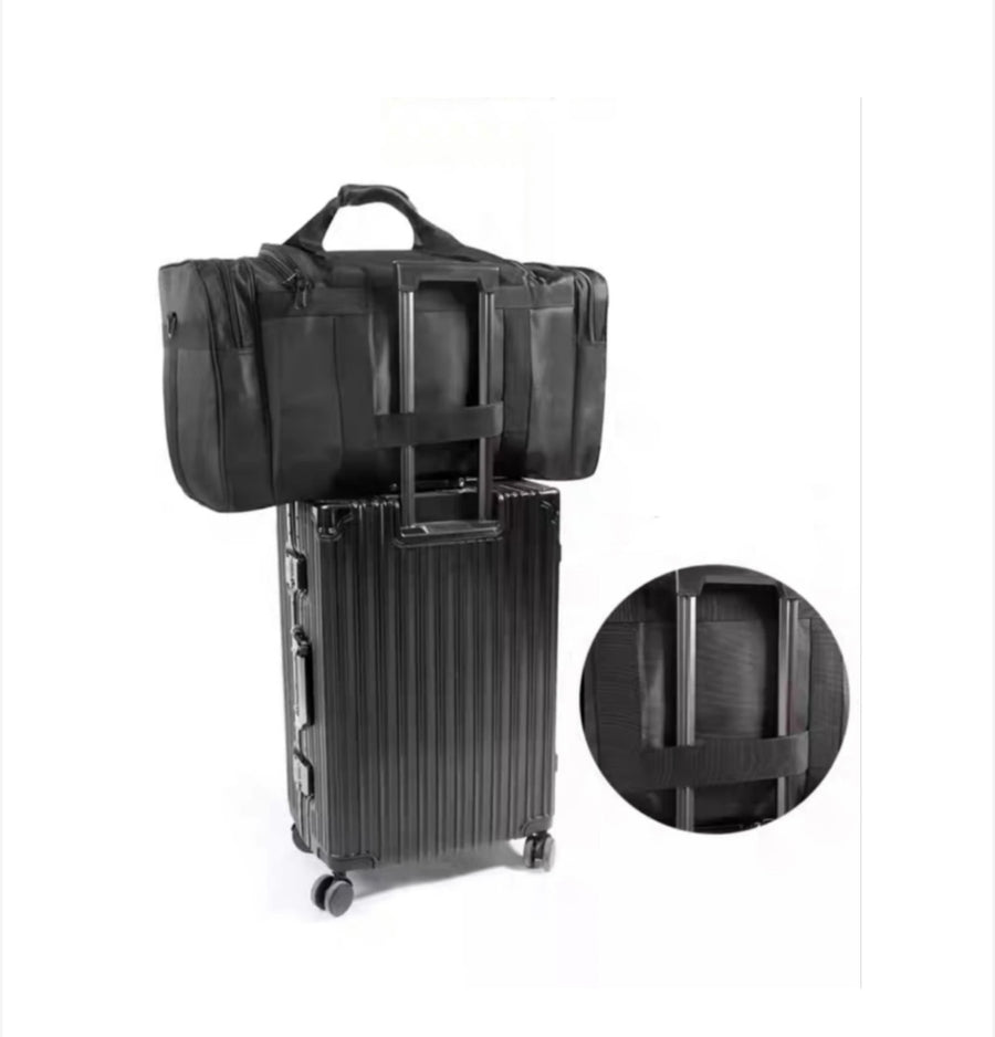 Sac de voyage KOSTANAY, 60x30x26 cm, Oxford, noir