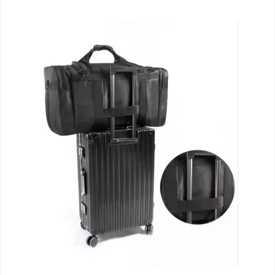 KOSTANAY Sac de voyage, 80x35x38 cm, Oxford, Noir