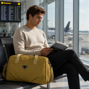 SHYMKENT Sac de voyage, 46x22x28cm, Oxford, jaune