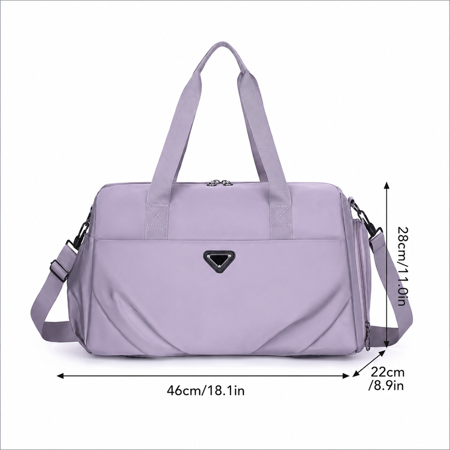 SHYMKENT Sac de voyage, 46x22x28cm, Oxford, Violet