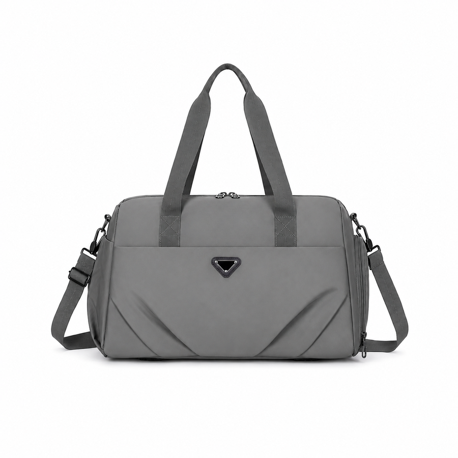 SHYMKENT Sac de voyage, 46x22x28cm, Oxford, gris vert