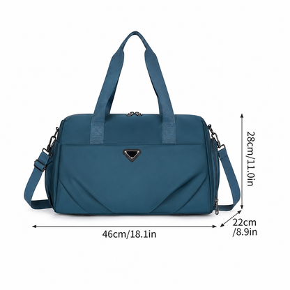 SHYMKENT Sac de voyage, 46x22x28cm, Oxford, vert