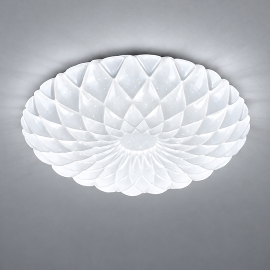 Plafonnier PL154 LED 35 cm, 31W, 3000K / 4000K / 6000K, Blanc, Métal et Acrylique