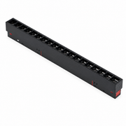 Grila LED Pentru Sina Magnetica ZARAFSHAN, 18W, Lungime 33.1cm, Lumina Neutra, Negru