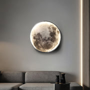 Applique Murale LED Décorative Luna 83W Diamètre 120CM Lumière Froid/Neutre/Chaude Noir