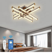 Lustre LED avec télécommande LT178/6WH, 84W, 6 éléments, lumière froide/chaude/neutre, variable, blanc