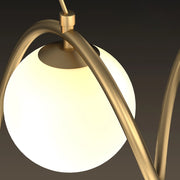 Lustre LOFT Atrium, 3x G9, or blanc, métal, hauteur réglable