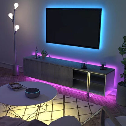 Kit Bande LED 5050 5m avec télécommande, RGB, 10W/m, 5m, IP44
