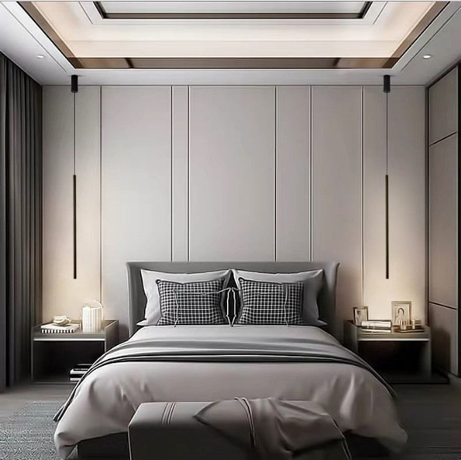 Suspension Pluto, 17 W, lumière froide/chaude/neutre, noir