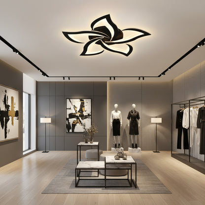 Lustre LED LT660/5BK, 5 éléments, 54W, lumière 3000/4000/6000K, noir, hauteur réglable