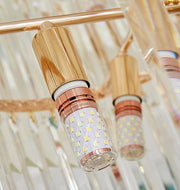 Lustre en cristal CC900/700X2200, 34xE14, diamètre 70 cm, hauteur 220 cm, or brillant et noir, hauteur réglable, design élégant