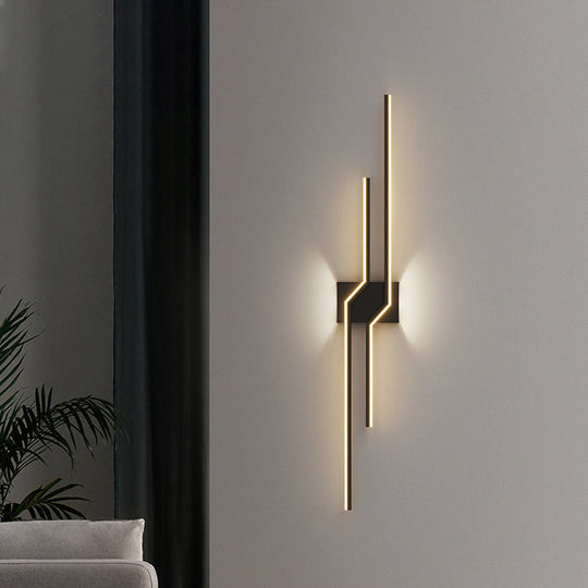 Applique murale LED AL100BK 60W Noir Appliques d'intérieur Default Title Alessandro Design