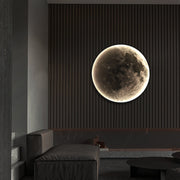Applique Murale LED Décorative Luna 83W Diamètre 120CM Lumière Froid/Neutre/Chaude Noir