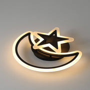 Lustre LED avec télécommande MOON AND STAR 59W, 2 Éléments, Lumière Froide/Chaude/Neutre, Dimmable, Noir