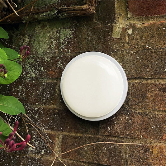 Applique murale extérieure LED AX310/162WH, 12W, Lumière froide 3000K, Diamètre 16cm, IP65, Blanc