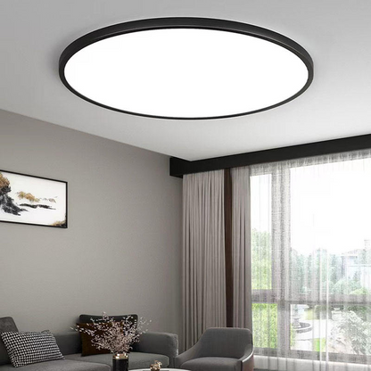 Plafonnier LED SOLIS 47cm 48W Lumière Froide Noir