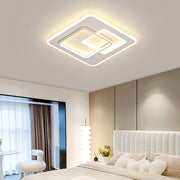Lustre LED avec télécommande NOLUX 34W, Carré, Lumière Froide/Chaude/Neutre, Dimmable, Blanc