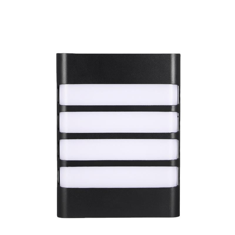 Applique murale d'extérieur Raisa, 18 W, 6 000 K, noire