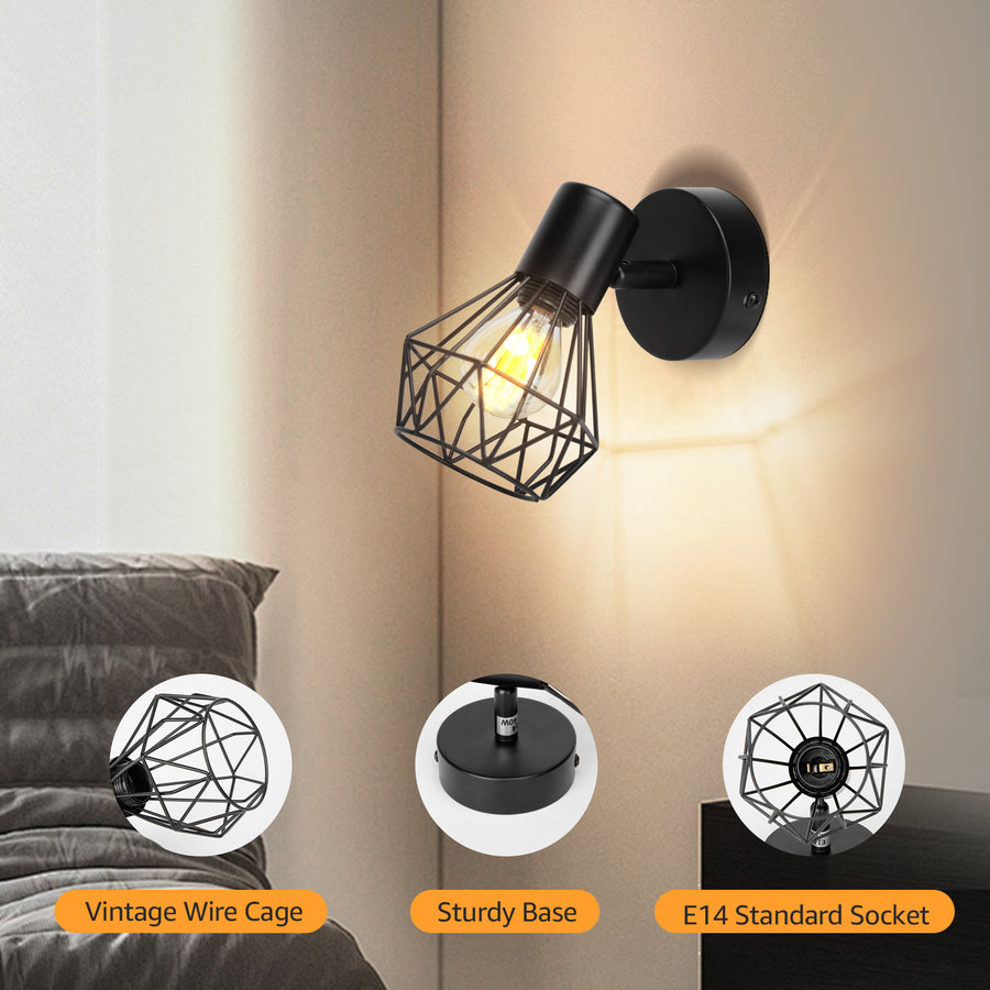 Lustre avec abat-jour, GRACIE, LC365/1BK, Diamant, 1XE14, Noir, Métal
