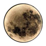 Applique Murale LED Décorative Luna 83W Diamètre 120CM Lumière Froid/Neutre/Chaude Noir