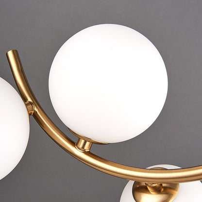 Lustre LOFT Atrium, 3x G9, or blanc, métal, hauteur réglable