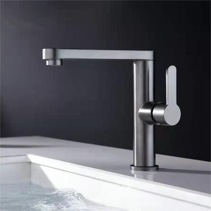 Robinet de lavabo, sanitaire en laiton, noir, 9107H