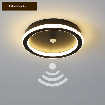 Lustre LED avec détecteur de mouvement PS500BK, 28W, lumière froide/chaude/neutre